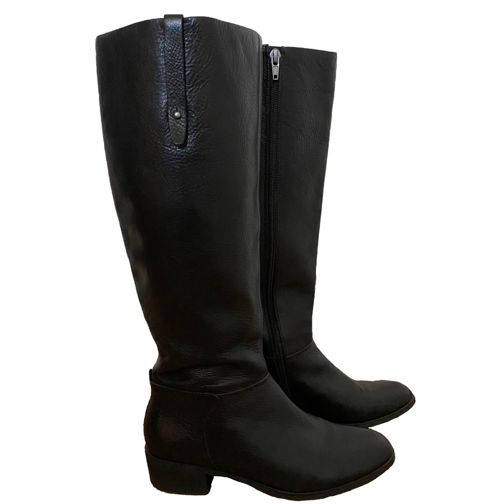 Crown Vintage Black Leather boots